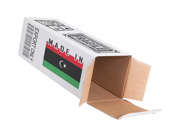 Concepto de exportación - Producto de Libia —  Fotos de Stock