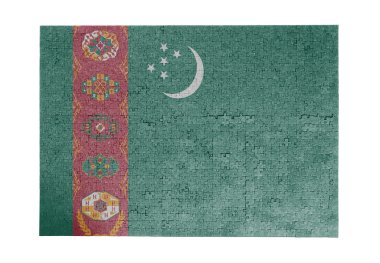 Büyük jigsaw puzzle 1000 parça-Türkmenistan