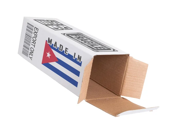 Concepto de exportación - Producto de Cuba — Foto de Stock