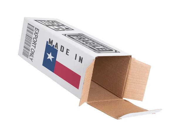 Concepto de exportación - Producto de Texas — Foto de Stock