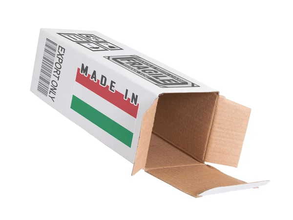 Concepto de exportación - Producto de Hungría — Foto de Stock