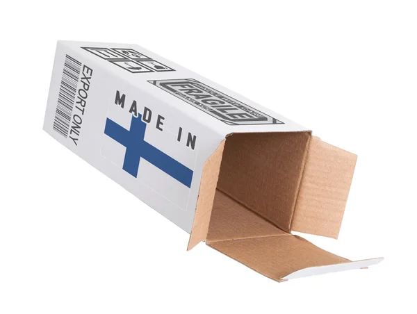 수출-핀란드 제품의 개념 — 스톡 사진