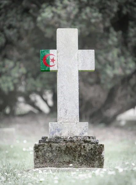 Grabstein auf dem Friedhof - Algerien — Stockfoto