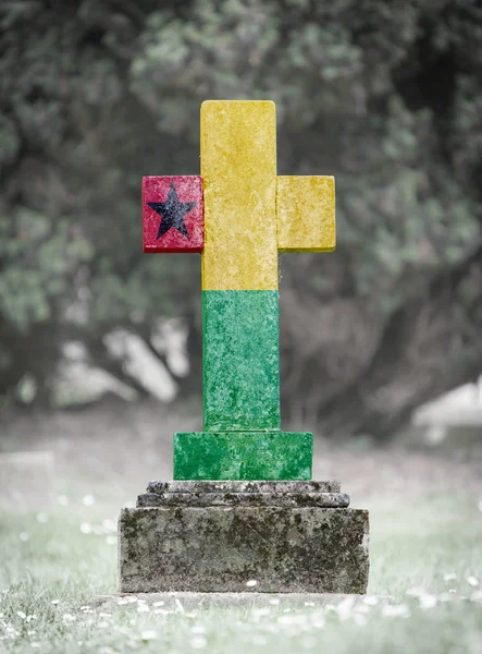 Lápida en el cementerio - Guinea Bissau — Foto de Stock