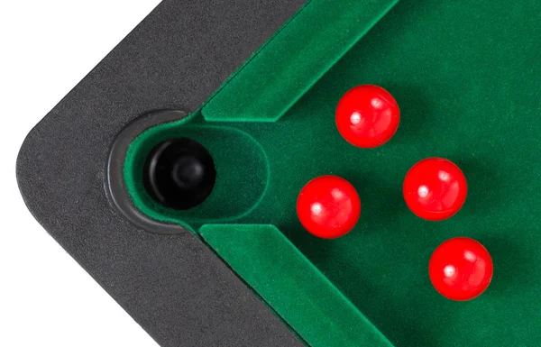 Červená snooker koule — Stock fotografie