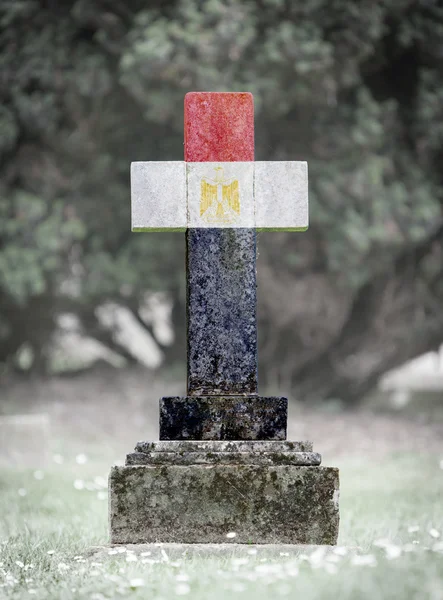 Gravestone no cemitério - Egito — Fotografia de Stock