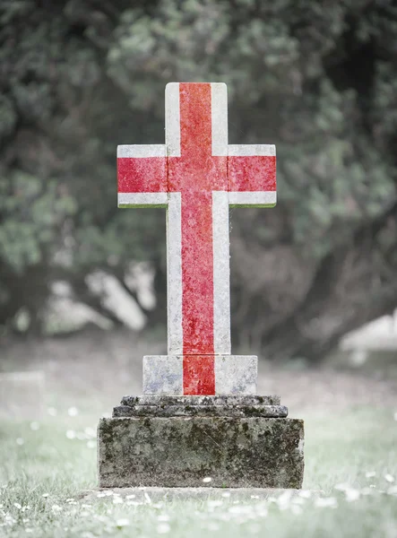 Gravestone in the cemetery - England — Stock Photo, Image