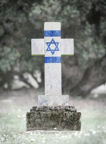 Gravestone no cemitério - Israel — Fotografia de Stock