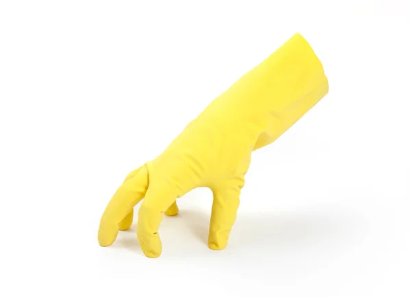 Rubber cleaning glove standing — ストック写真