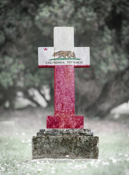 Gravestone in the cemetery - California — Stock Photo, Image