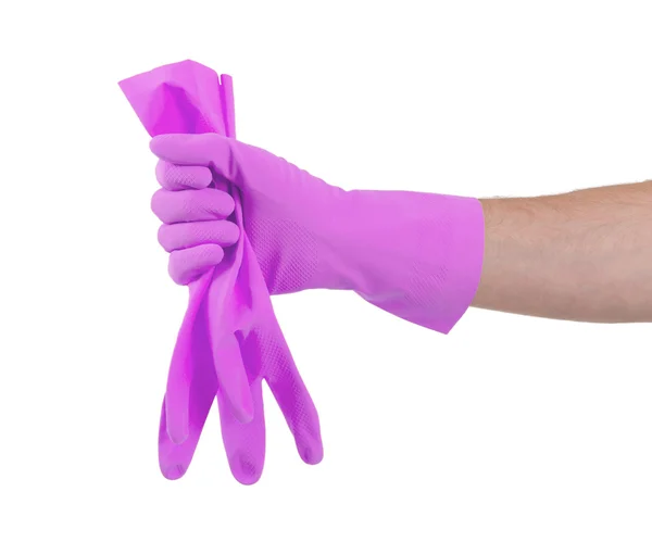 Rubber glove isolated — Stock Photo, Image