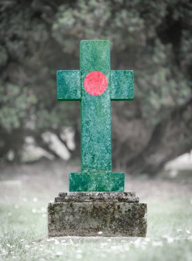 Gravestone in the cemetery - Bangladesh