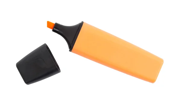 Оранжевый маркер — стоковое фото