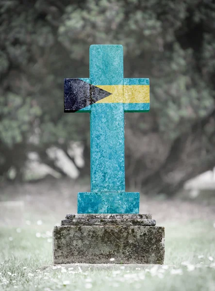 Gravestone in the cemetery - Bahamas — стокове фото