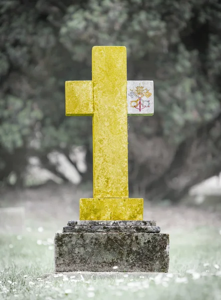 Gravestone in the cemetery - Vatican City — Zdjęcie stockowe