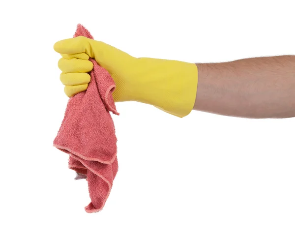 Очищення рукавичка ізольовані — стокове фото