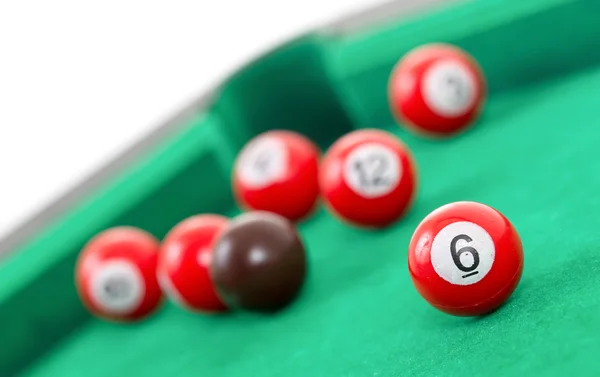 Kule Snooker — Zdjęcie stockowe