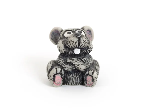 Starej brudnej myszy ceramiczne — Zdjęcie stockowe