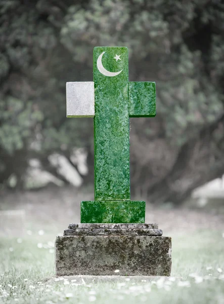 Lápida en el cementerio - Pakistán —  Fotos de Stock