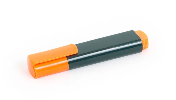 Orange highlighter isolated — Stock Photo, Image