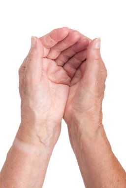 yaşlı bir kadın eli