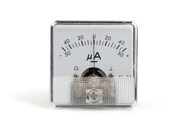 Old meter isolated — Stock Photo, Image