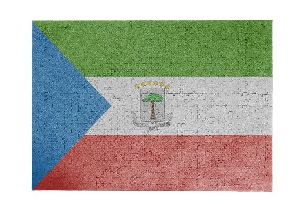 Stora pussel 1000 bitar - Ekvatorialguinea — Stockfoto