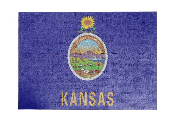 Velká skládačka 1000 kusů - Kansas — Stock fotografie