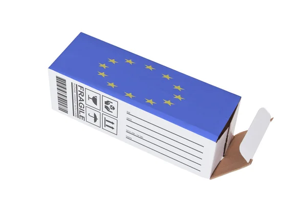 Concept van export - Product van de Europese Unie — Stockfoto