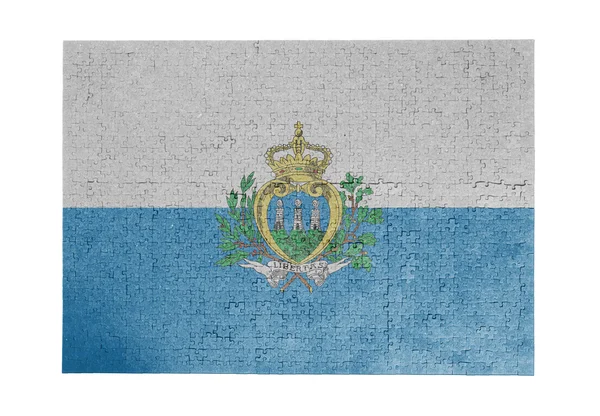 Büyük jigsaw puzzle 1000 parça - San Marino — Stok fotoğraf