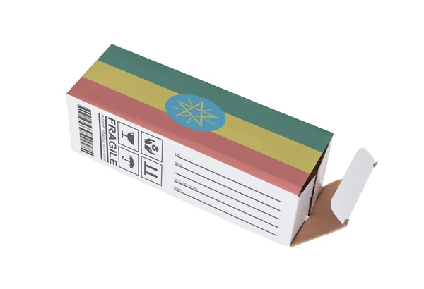 Concepto de exportación - Producto de Etiopía — Foto de Stock