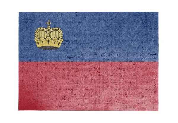 Grote puzzel van 1000 stuks - Liechtenstein — Stockfoto