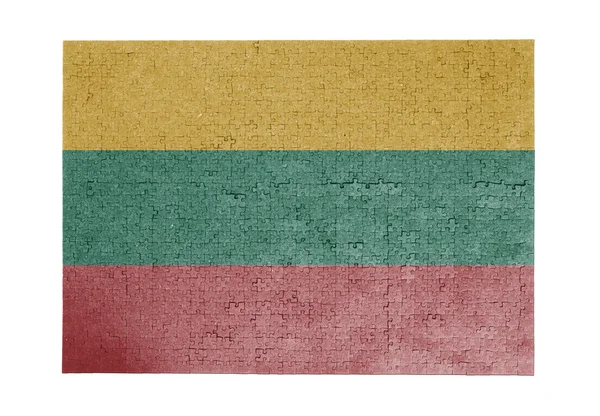 Großes Puzzle aus 1000 Teilen - Litauen — Stockfoto