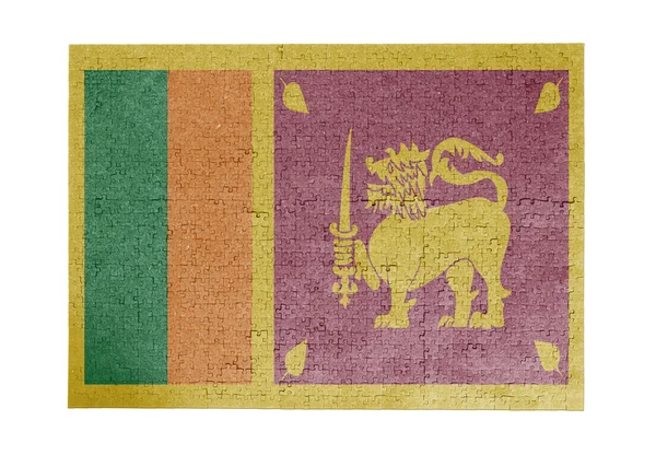 Großes Puzzle aus 1000 Teilen - sri lanka — Stockfoto
