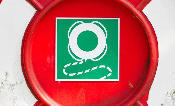 Sign of a life buoy — Stock Photo, Image