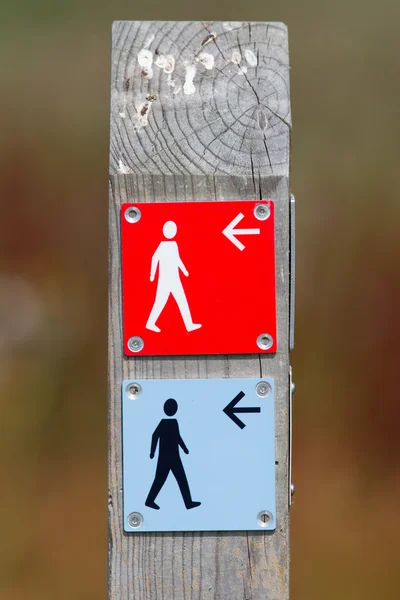 Public footpath sign — Stock Photo, Image