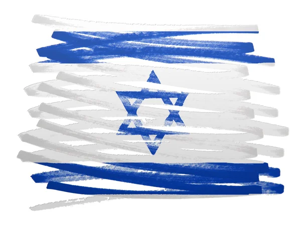 Ilustración de la bandera - Israel — Foto de Stock