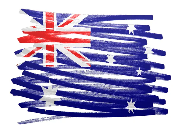 Flag illustration - Australia — Stock Photo, Image