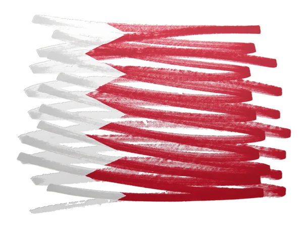Прапор ілюстрація - Бахрейн — стокове фото