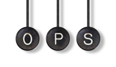 İzole - daktilo düğmeleri, Ops