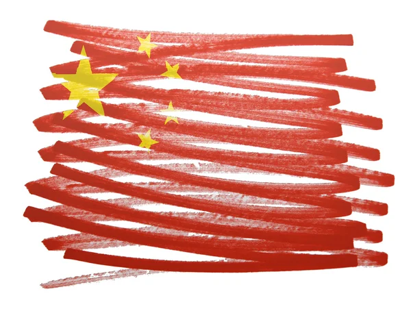 国旗イラスト - 中国 — ストック写真