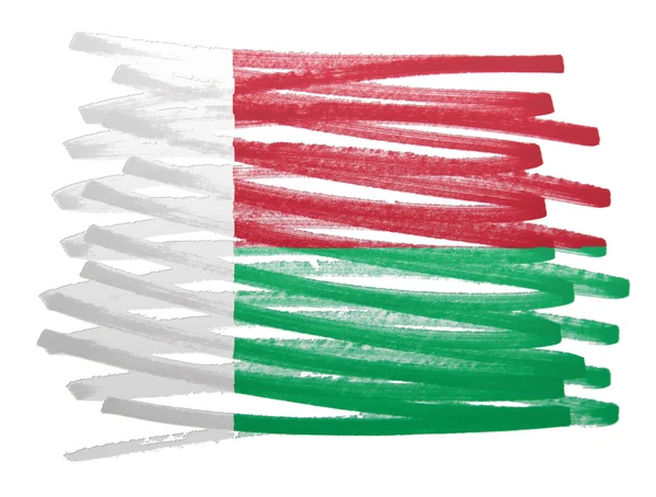 Vlag illustratie - Madagaskar — Stockfoto