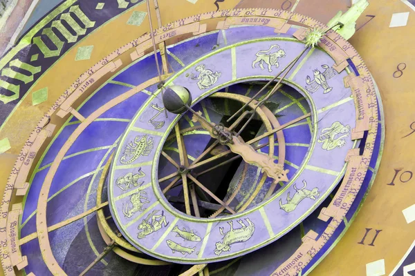 Zytglogge zodiacal clock in Bern, Швейцария — стоковое фото