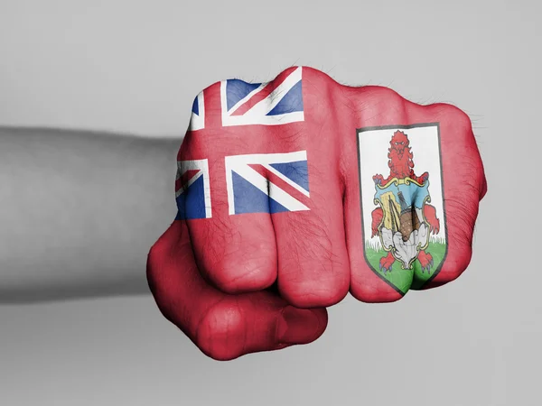 Fist of a man punching — Stock Photo, Image