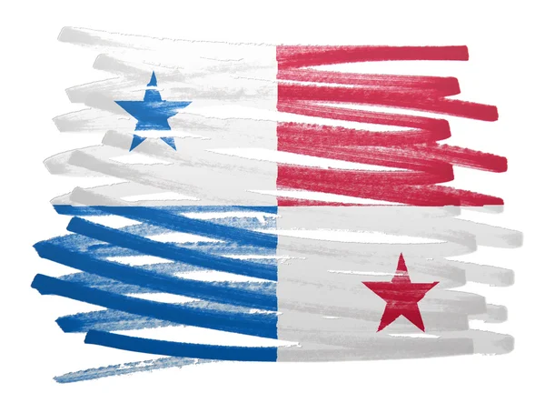 Flag illustration - Panama — Stock Photo, Image