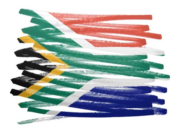 Flag illustration - South Africa — Stock Photo, Image