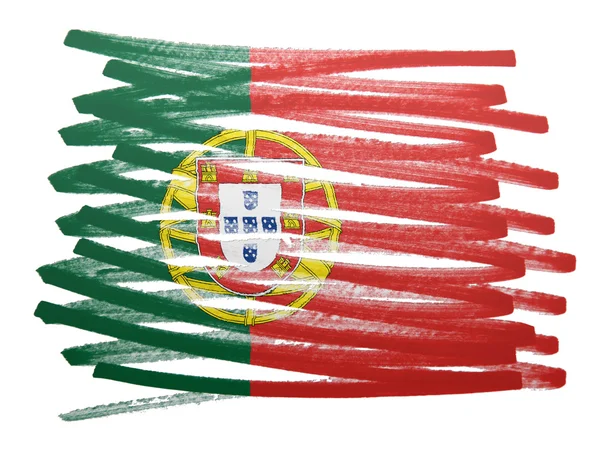 Flag illustration - Portugal — Stock Photo, Image