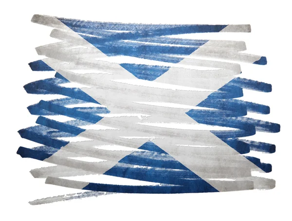Vlajka ilustrace - Skotsko — Stock fotografie