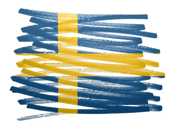 Illustration du drapeau - Suède — Photo