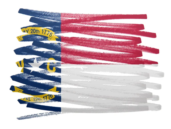 Vlag illustratie - Noord Carolina — Stockfoto